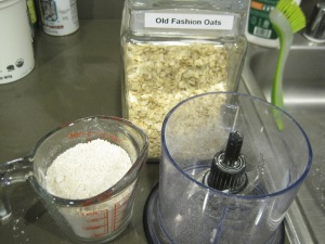 oats for oatmeal flour